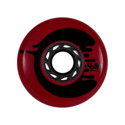 Roues roller UNDERCOVER Cosmic Roche Red 80/88A (pack de 4)