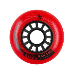 Roues roller UNDERCOVER Raw 76/85A Red (pack de 4)