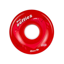 Roues roller CHAYA Big Softie`s Clear Red