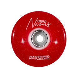 Roues roller CHAYA Neon LED Red