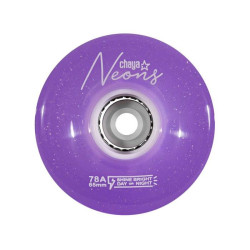 Roues roller CHAYA Neon LED Purple