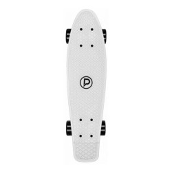 Skate cruiser PLAYLIFE Vinylboard 22*6 White - black Wheels