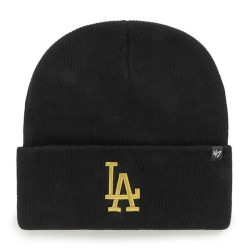47 BEANIE MLB LOS ANGELES DODGERS HAYMAKER METALLIC BLACK