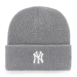 47 BEANIE MLB NEW YORK YANKEES FOUNDATIONAL WOLF GREY