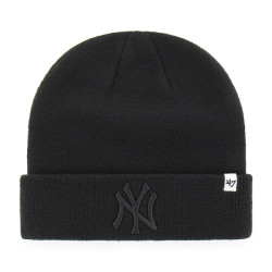 47 BEANIE MLB NEW YORK YANKEES RAISED BKD BLACK