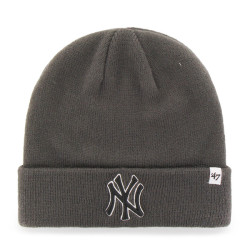47 BEANIE MLB NEW YORK YANKEES RAISED CHARCOAL