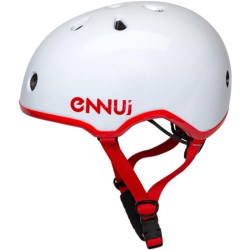 Casque ENNUI Elite White Red Shinny