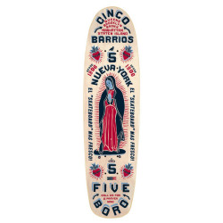 5BORO DECK CINCO BARRIOS CRUISER SMALL NATURAL 7.6 X 29