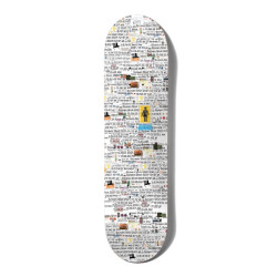 GIRL DECK GEERING CHAOS 8.25 X 31.875