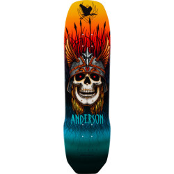 POWELL DECK FLIGHT ANDERSON HERON SKULL 8.45 X 31.8