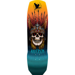 POWELL DECK FLIGHT ANDERSON HERON SKULL 9.13 X 32.8