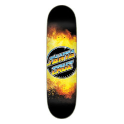 SANTA CRUZ DECK CHROME DOT FLAME EVERSLICK 8.5 X 32.2