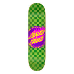 SANTA CRUZ DECK FLAME DOT CHECK 7-PLY BIRCH 8.0 X 31.6
