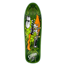 SANTA CRUZ DECK MEEK PINSTRIPE SLASHER GREEN 9.23 X 31.67