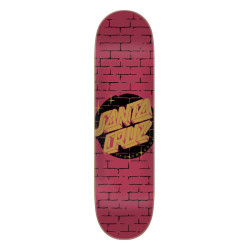 SANTA CRUZ DECK SCRAWL BRICK DOT 7 PLY BIRCH 8.25 X 31.8
