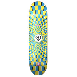 THE HEART SUPPLY DECK ILLUSION EMBOSSED R7 CHRIS CHANN 8.0
