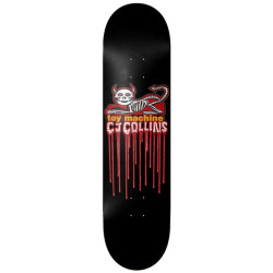 TOY MACHINE DECK COLLINS DEVIL CAT SKELETON 8.25 X 32
