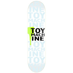 TOY MACHINE DECK DRIP WHITE 8.0 X 31.85