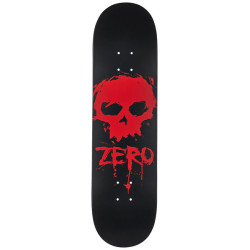 ZERO DECK BLOOD SKULL R7 BLACK DIPPED 8.25 X 31.9 WB 14.25
