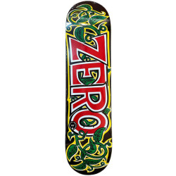 ZERO DECK VINE BLACK RED GREEN WHT 8.0 X 31.6