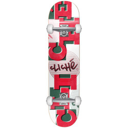 CLICHE COMPLETE 7.875 X 31.65 UPPERCASE RED WHITE