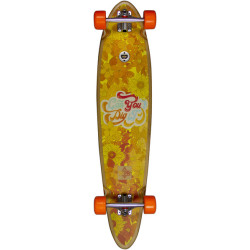 DUSTERS COMPLETE LONGBOARD DIG IT 40 BAMBOO ORANGE