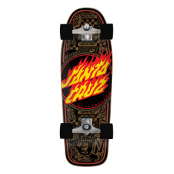 SANTA CRUZ COMPLETE CRUISER FLAME DOT ROUT 9.8 X 30.2 CARVER