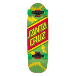 SANTA CRUZ COMPLETE CRUISER RASTA TIE DYE 8.79 X 29.05