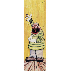 101 GRIP PLAQUE NATAS SOCK PUPPET YELLOW 10 X 33