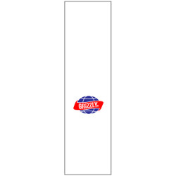 GRIZZLY GRIP PLAQUE ROUND THE WORLD WHITE 9 X 33