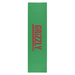 GRIZZLY GRIP PLAQUE STAMP GREEN RED 9 X 33