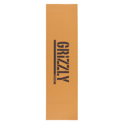 GRIZZLY GRIP PLAQUE STAMP ORANGE BLACK 9 X 33