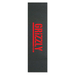 GRIZZLY GRIP PLAQUE STAMP PRINT RED 9 X 33