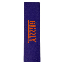 GRIZZLY GRIP PLAQUE STAMP PURPLE ORANGE 9 X 33