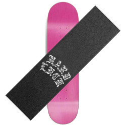 HARD LUCK GRIP PLAQUE AZTECA FONT BLACK 9 X 33