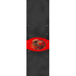 POWELL GRIP PLAQUE OVAL DRAGON BLACK 9 X 33