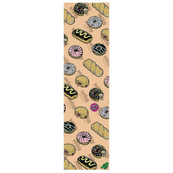 SANTA CRUZ GRIP PLAQUE MOB DONUTS CLEAR 9 X 33