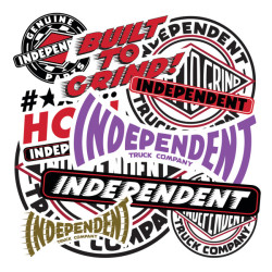 INDEPENDENT STICKERS ASSORTED (PACK DE 10)