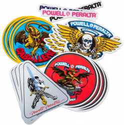 POWELL STICKERS ASSORTED (20 PK)