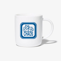 411 MUG CHAOS WHITE