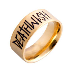 DEATHWISH BAGUE DEATHSPRAY GOLD -