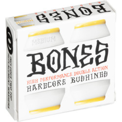 BONES BUSHINGS (JEU DE 4 GOMMES) MEDIUM WHITE