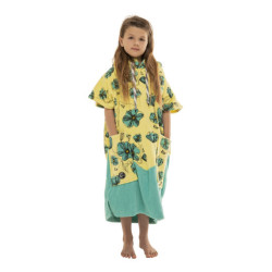 Poncho ALL IN Kid (6-9 ans) Coquelicot / Aqua
