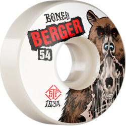 BONES WHEELS (JEU DE 4) STF 54MM V3 BERGER SKINNED 103A