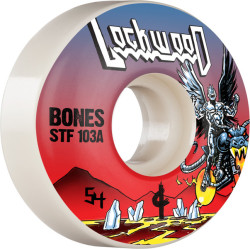 BONES WHEELS (JEU DE 4) STF 54MM V3 LOCKWOOD METAL 103A