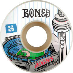 BONES WHEELS (JEU DE 4) XF 52MM V1 97A ROGERS CENTRE