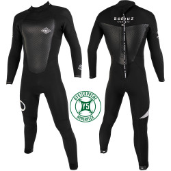 Combinaison Intégrale SOORUZ Fighter 5/4/3 Back Zip Black 3XL