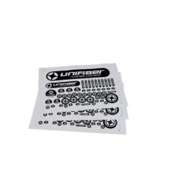 Unifiber Sticker Sheet Black