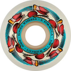 BONES WHEELS (JEU DE 4) XF 55MM V6 DEEP DISH 99A WIDE-CUT