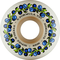 BONES WHEELS (JEU DE 4) XF V5 97A SKULL BERRIES SIDECUT